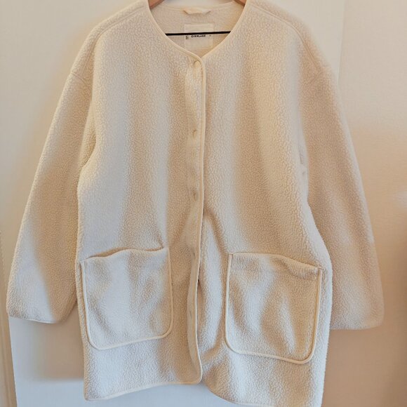 Everlane Cozy Oversize Teddy Liner Jacket XL - Picture 5 of 10